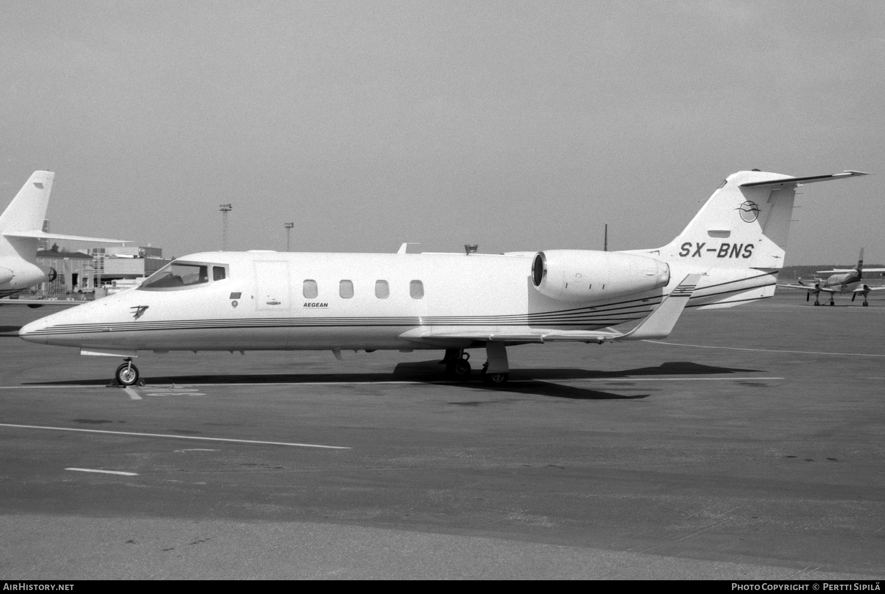 Aircraft Photo of SX-BNS | Gates Learjet 55 | Aegean Airlines | AirHistory.net #332887