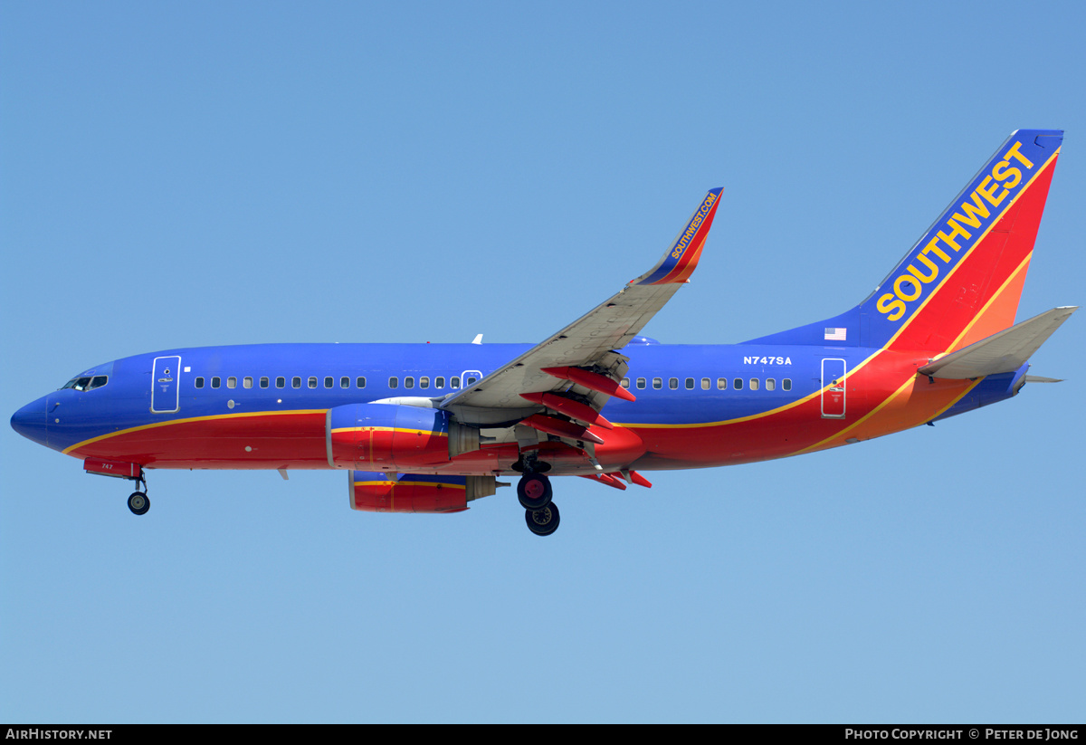 Aircraft Photo of N747SA | Boeing 737-7H4 | Southwest Airlines | AirHistory.net #332896