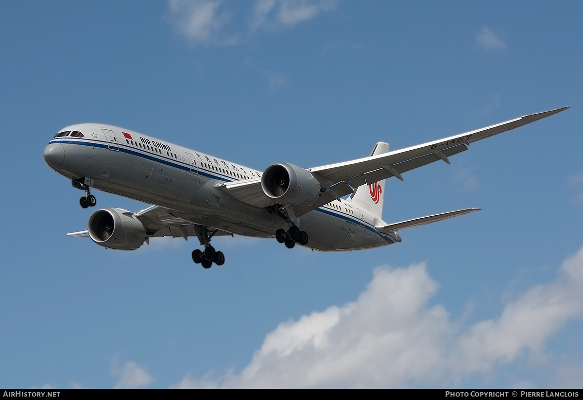 Aircraft Photo of B-1467 | Boeing 787-9 Dreamliner | Air China | AirHistory.net #332930