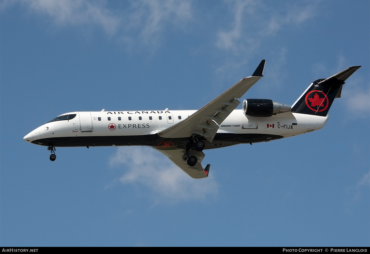 Aircraft Photo of C-FIJA | Bombardier CRJ-200ER (CL-600-2B19) | Air Canada Express | AirHistory.net #332961
