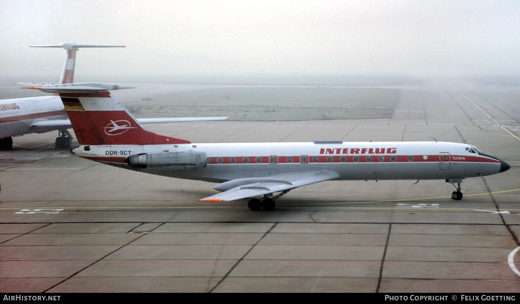 Aircraft Photo of DDR-SCT | Tupolev Tu-134A | Interflug | AirHistory.net #332975