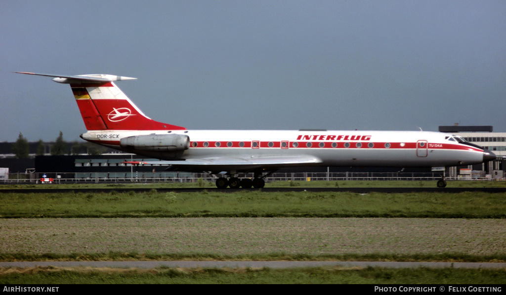 Aircraft Photo of DDR-SCX | Tupolev Tu-134A | Interflug | AirHistory.net #332979