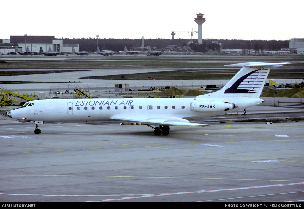 Aircraft Photo of ES-AAK | Tupolev Tu-134A | Estonian Air | AirHistory.net #332992