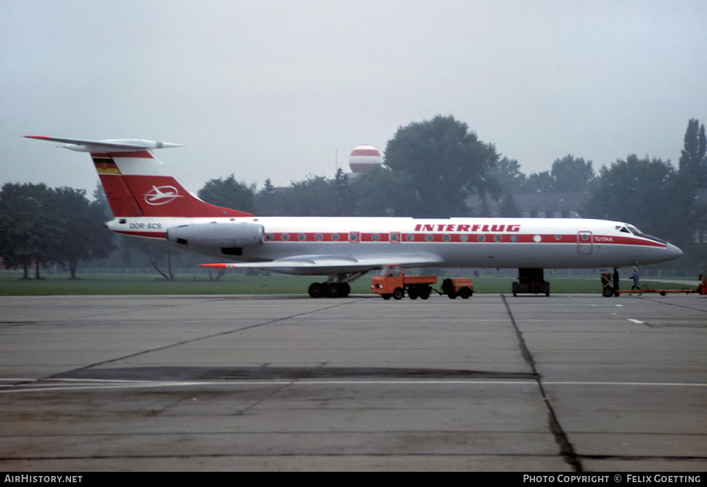 Aircraft Photo of DDR-SCS | Tupolev Tu-134A | Interflug | AirHistory.net #332997
