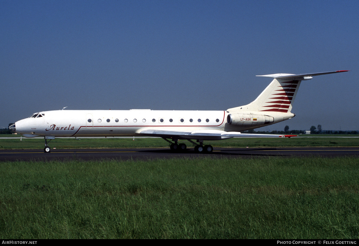 Aircraft Photo of LY-ASK | Tupolev Tu-134A | Aurela | AirHistory.net #333008