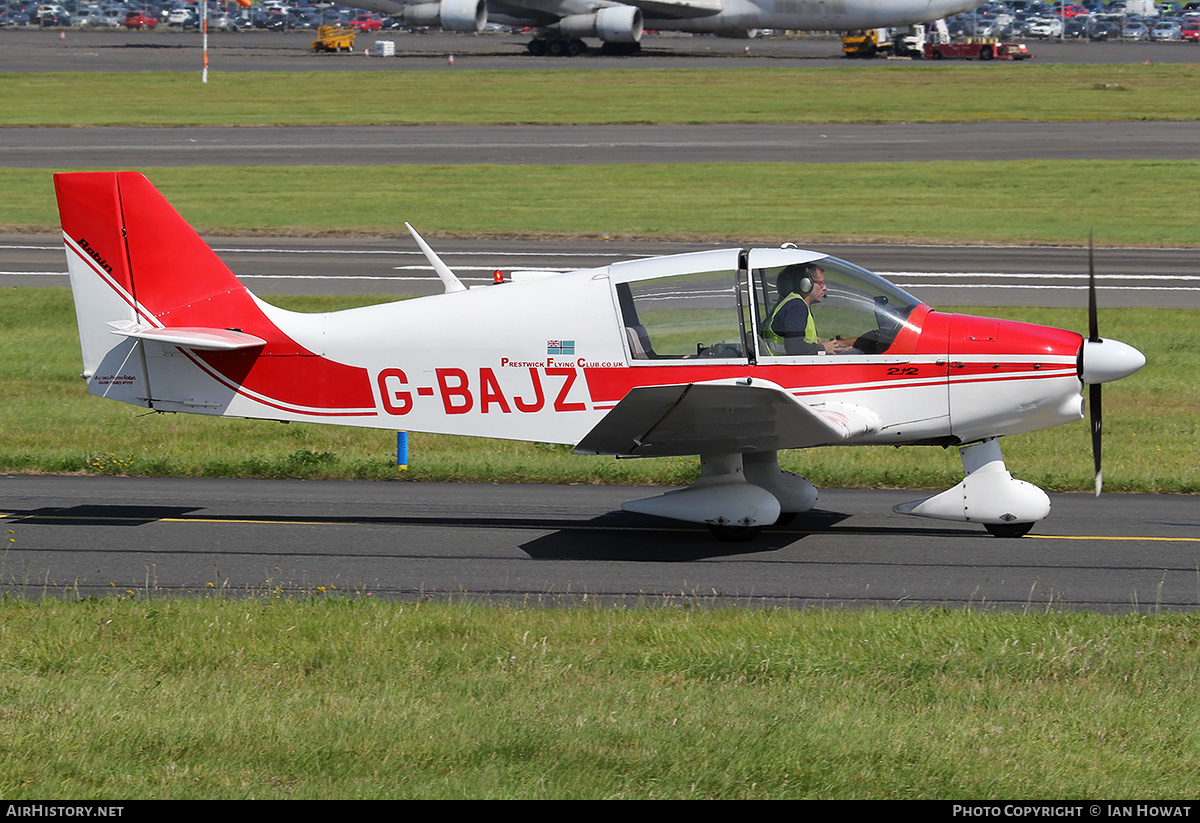Aircraft Photo of G-BAJZ | Robin DR-400-120 Dauphin 2+2 | Prestwick Flying Club | AirHistory.net #333031