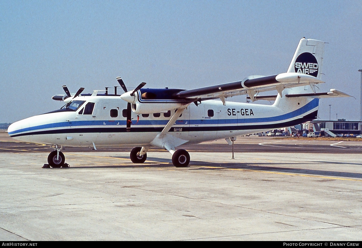 Aircraft Photo of SE-GEA | De Havilland Canada DHC-6-300 Twin Otter | Swedair | AirHistory.net #333035