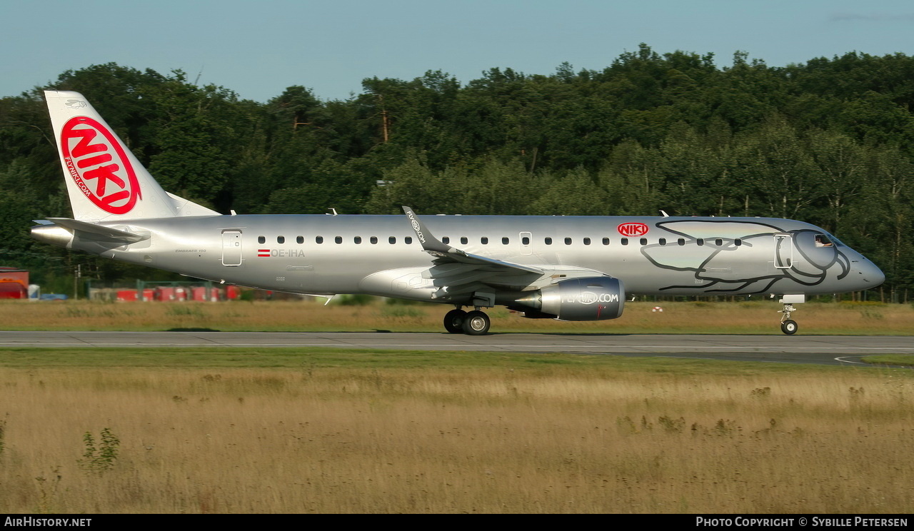 Aircraft Photo of OE-IHA | Embraer 190LR (ERJ-190-100LR) | Niki | AirHistory.net #333045