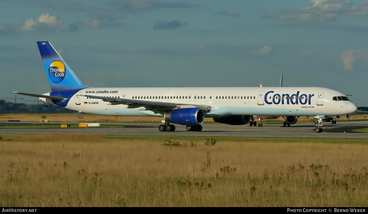 Aircraft Photo of D-ABOE | Boeing 757-330 | Condor Flugdienst | AirHistory.net #333048