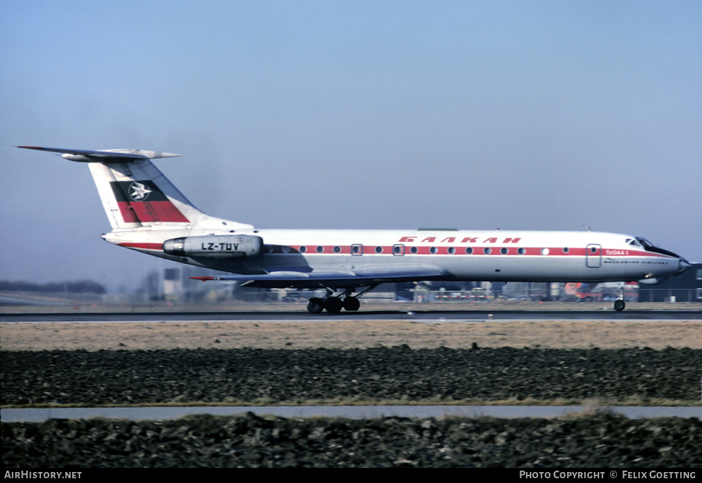 Aircraft Photo of LZ-TUV | Tupolev Tu-134A-3 | Balkan - Bulgarian Airlines | AirHistory.net #333052