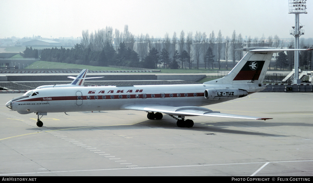 Aircraft Photo of LZ-TUZ | Tupolev Tu-134A | Balkan - Bulgarian Airlines | AirHistory.net #333062