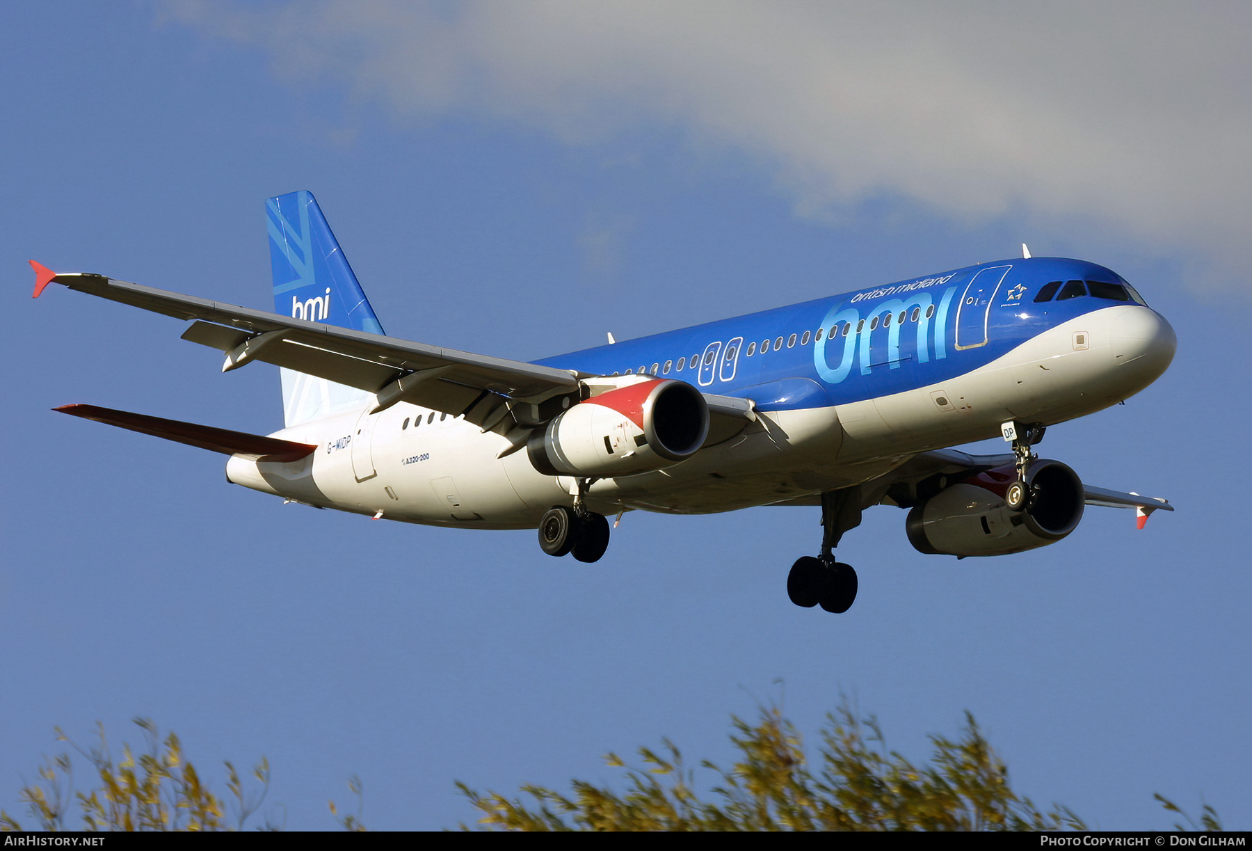 Aircraft Photo of G-MIDP | Airbus A320-232 | BMI - British Midland International | AirHistory.net #333071