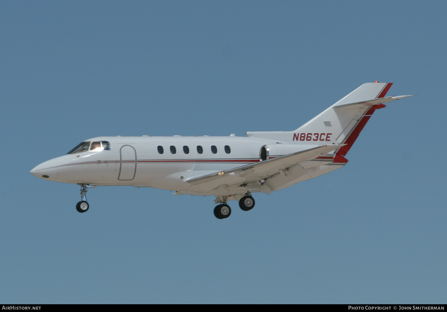 Aircraft Photo of N863CE | Raytheon Hawker 800XP | AirHistory.net #333074