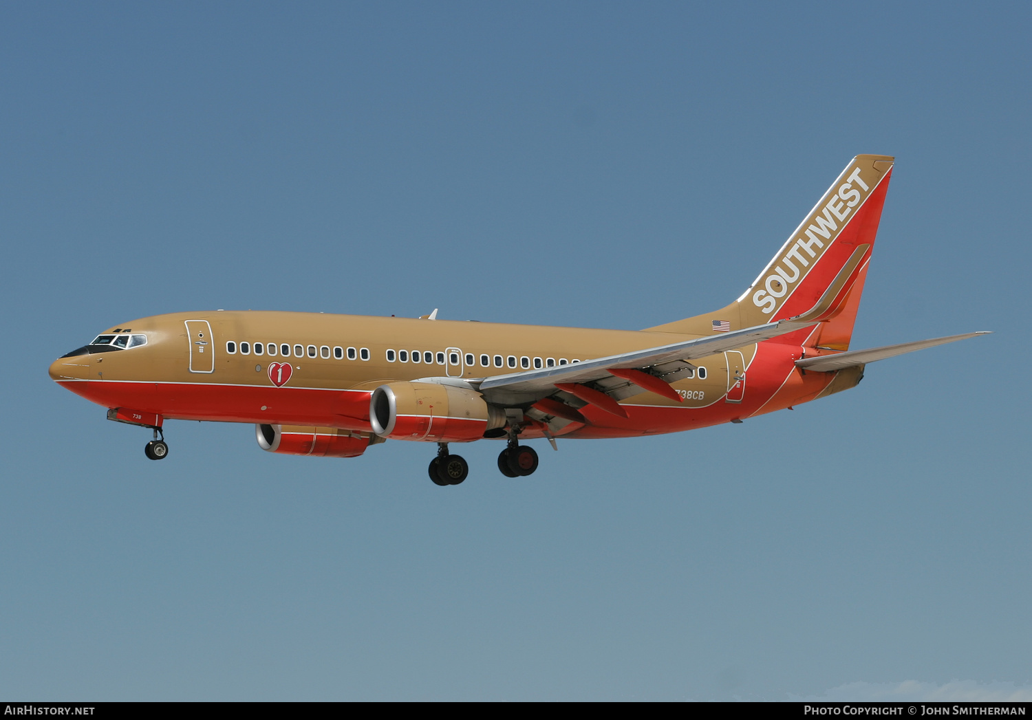Aircraft Photo of N738CB | Boeing 737-7H4 | Southwest Airlines | AirHistory.net #333079