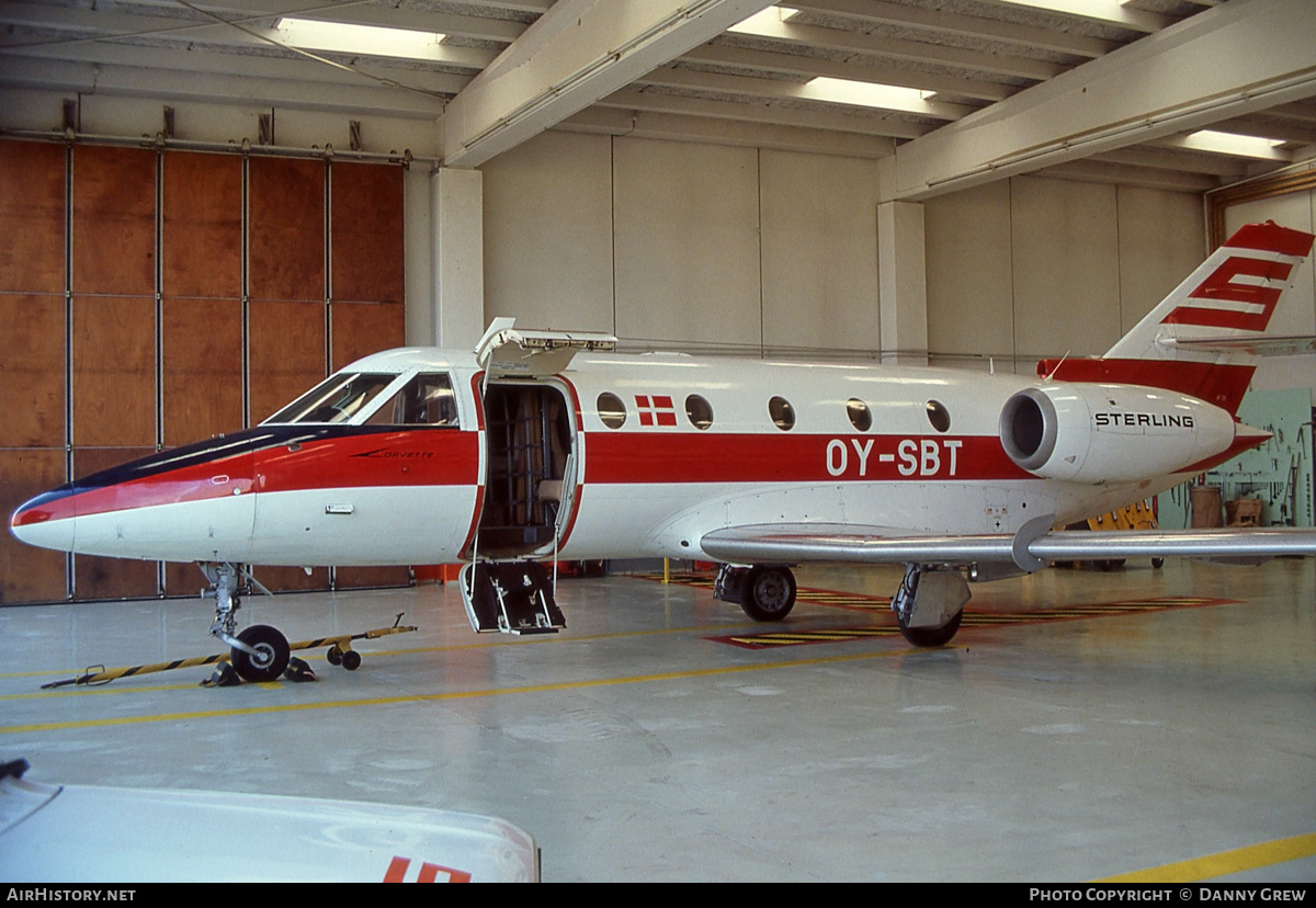 Aircraft Photo of OY-SBT | Aerospatiale SN-601 Corvette 100 | Sterling Airways | AirHistory.net #333115