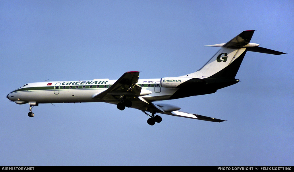 Aircraft Photo of TC-GRD | Tupolev Tu-134A-3 | Greenair | AirHistory.net #333124