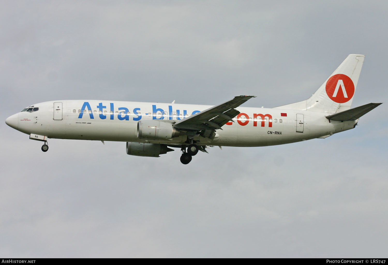 Aircraft Photo of CN-RNA | Boeing 737-4B6 | Atlas Blue | AirHistory.net #333125
