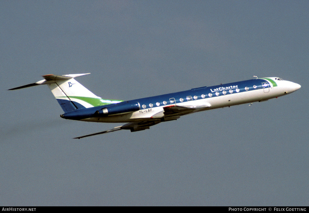 Aircraft Photo of YL-LBF | Tupolev Tu-134B-3 | LatCharter Airlines | AirHistory.net #333131