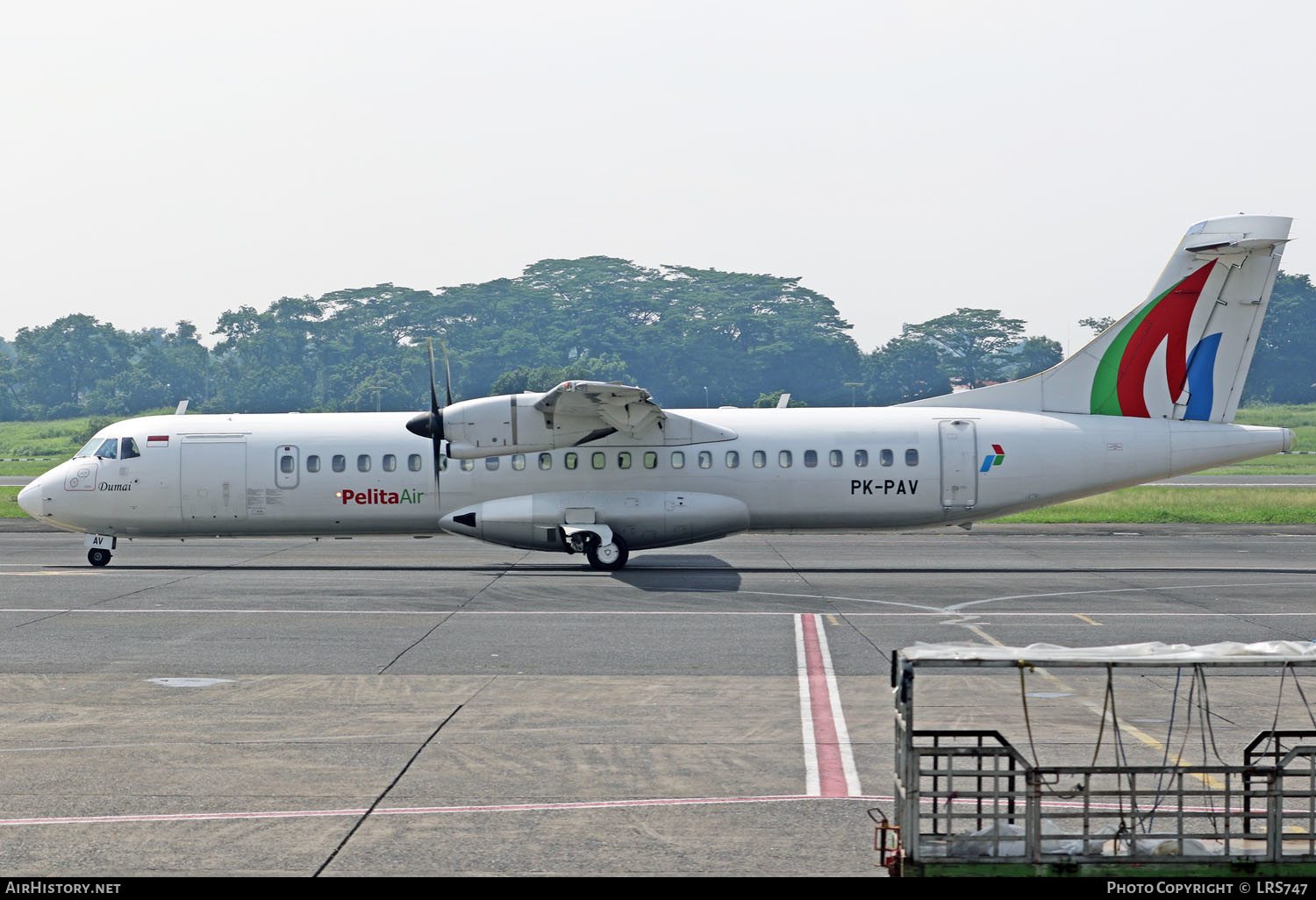 Aircraft Photo of PK-PAV | ATR ATR-72-500 (ATR-72-212A) | Pelita Air Service | AirHistory.net #333141