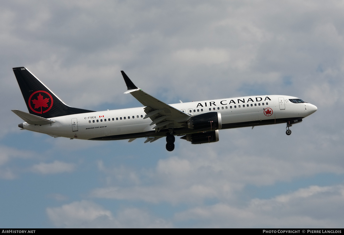 Aircraft Photo of C-FSEQ | Boeing 737-8 Max 8 | Air Canada | AirHistory.net #333145