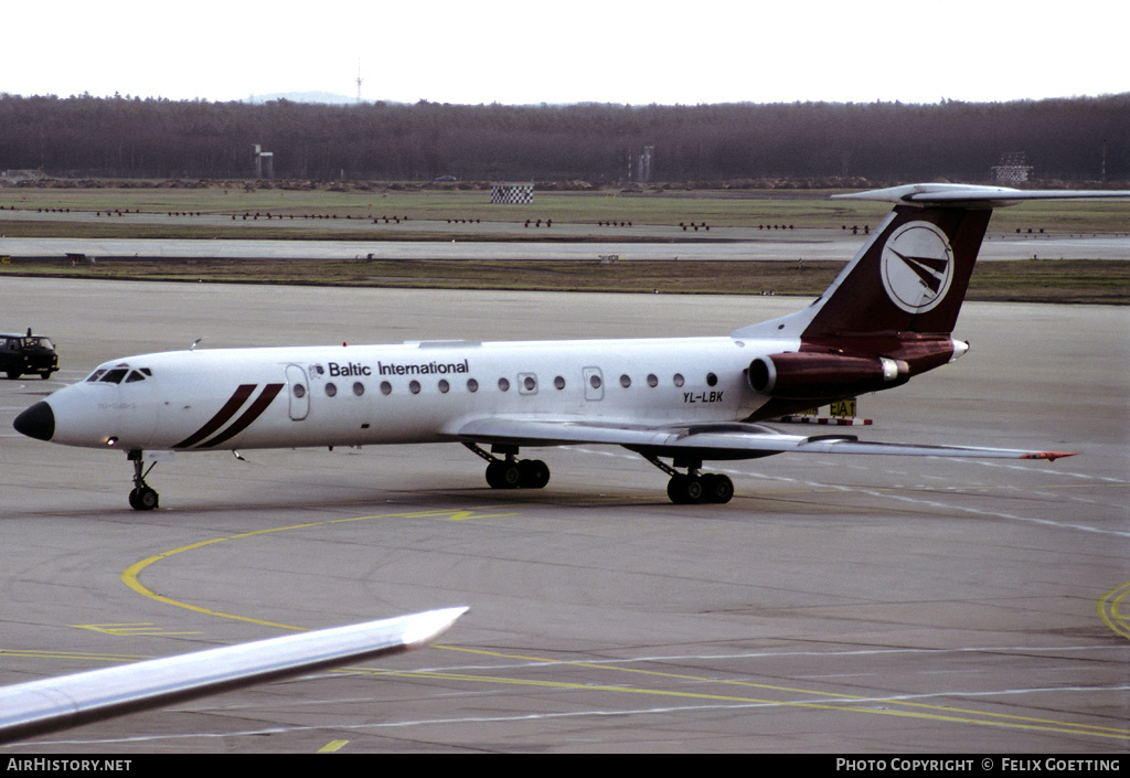 Aircraft Photo of YL-LBK | Tupolev Tu-134B-3 | Baltic International | AirHistory.net #333149