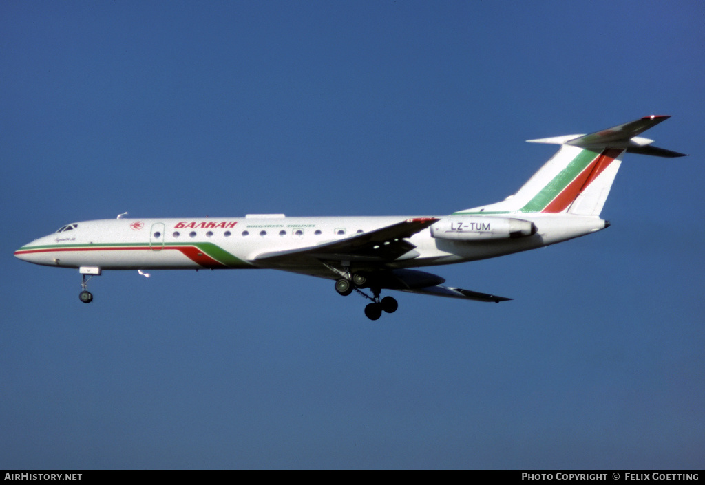 Aircraft Photo of LZ-TUM | Tupolev Tu-134A-3 | Balkan - Bulgarian Airlines | AirHistory.net #333152