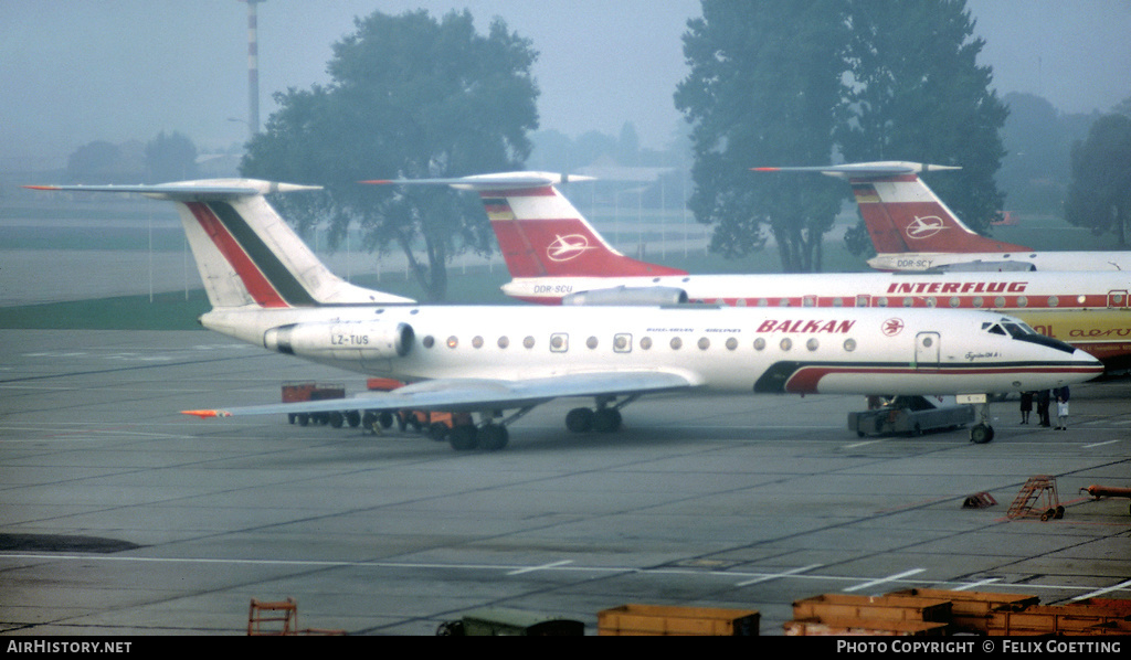 Aircraft Photo of LZ-TUS | Tupolev Tu-134A-3 | Balkan - Bulgarian Airlines | AirHistory.net #333153