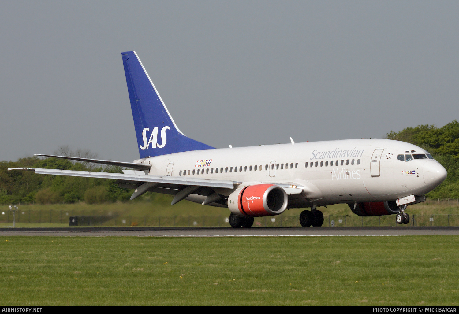 Aircraft Photo of LN-RPK | Boeing 737-783 | Scandinavian Airlines - SAS | AirHistory.net #333163