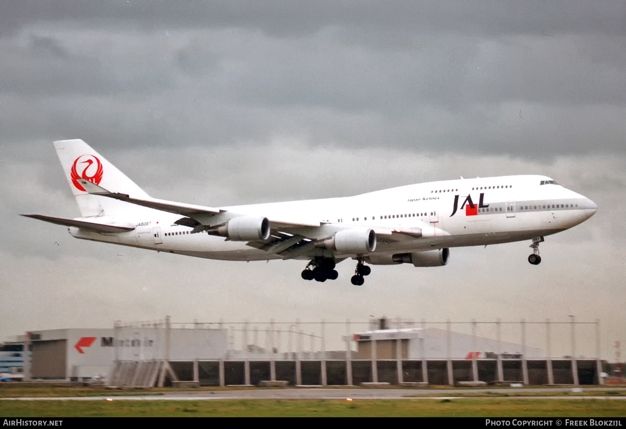 Aircraft Photo of JA8087 | Boeing 747-446 | Japan Airlines - JAL | AirHistory.net #333171