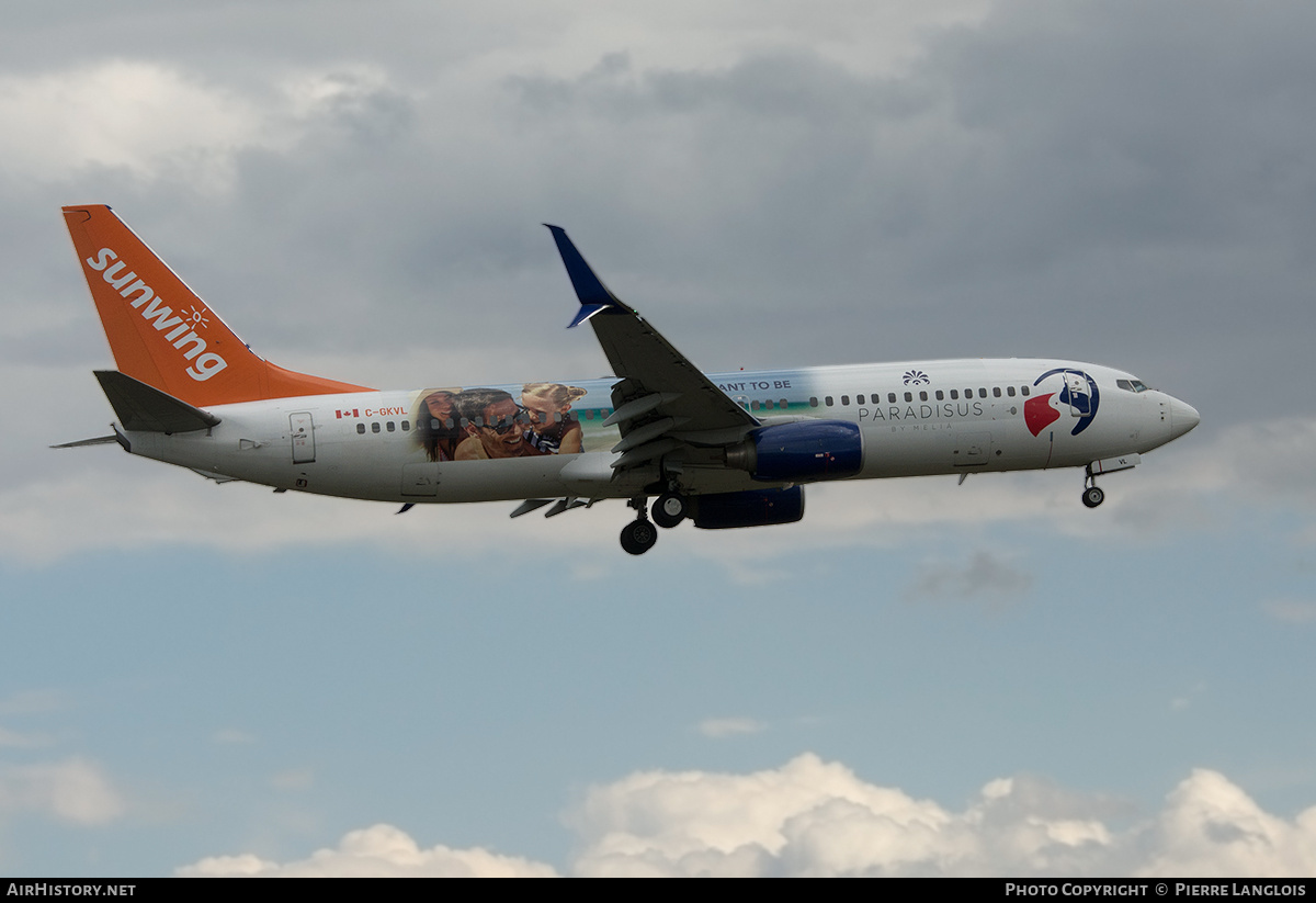 Aircraft Photo of C-GKVL | Boeing 737-8FN | Sunwing Airlines | AirHistory.net #333194