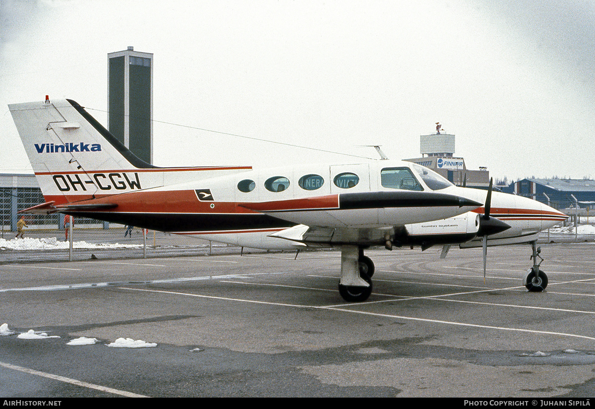 Aircraft Photo of OH-CGW | Cessna 401B | Viinikka | AirHistory.net #333201