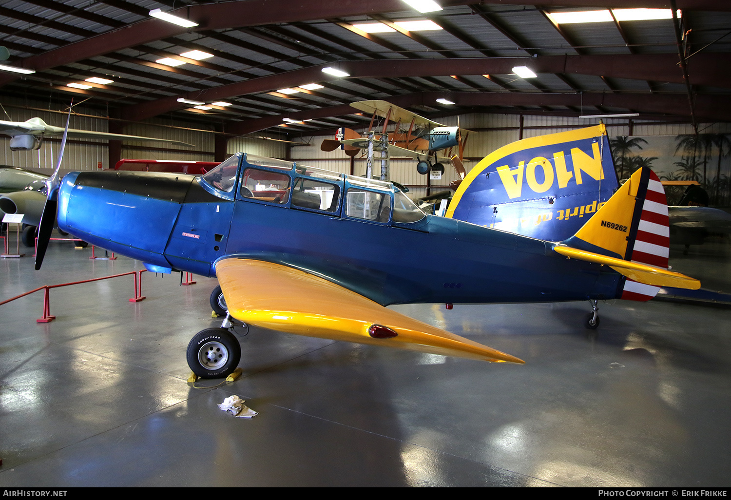 Aircraft Photo of N69262 | Fairchild PT-26A Cornell (M-62A-3) | USA - Air Force | AirHistory.net #333220