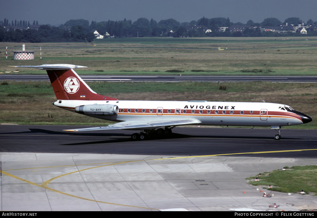 Aircraft Photo of YU-AHY | Tupolev Tu-134A-3 | Aviogenex | AirHistory.net #333226