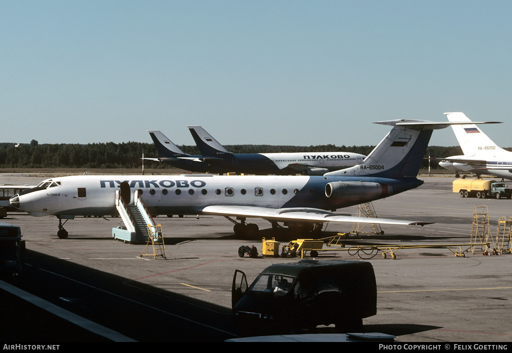 Aircraft Photo of RA-65004 | Tupolev Tu-134A-3 | Pulkovo Airlines | AirHistory.net #333235