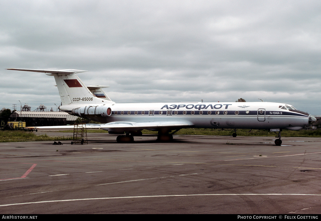 Aircraft Photo of CCCP-65006 | Tupolev Tu-134A-3 | Aeroflot | AirHistory.net #333237
