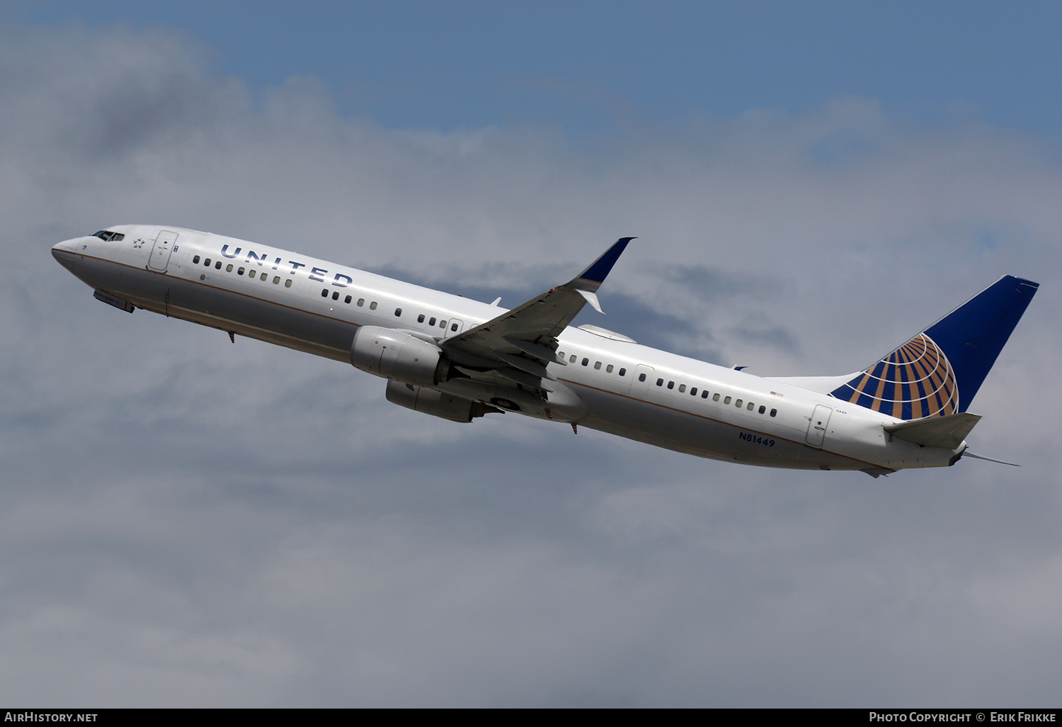 Aircraft Photo of N81449 | Boeing 737-924/ER | United Airlines | AirHistory.net #333238