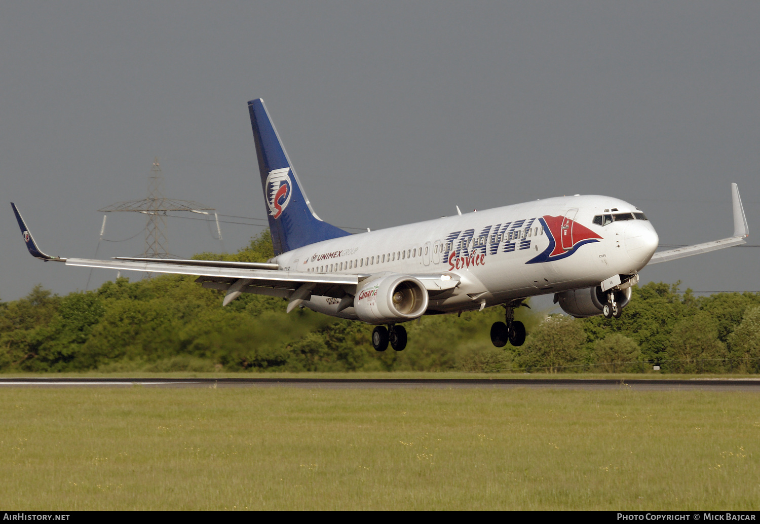 Aircraft Photo of OK-TVB | Boeing 737-8CX | Travel Service | AirHistory.net #333257
