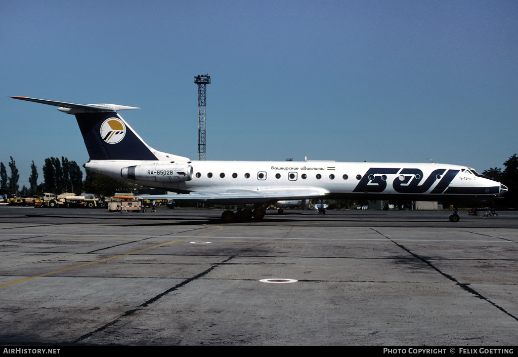 Aircraft Photo of RA-65028 | Tupolev Tu-134A-3 | BAL Bashkirian Airlines | AirHistory.net #333258