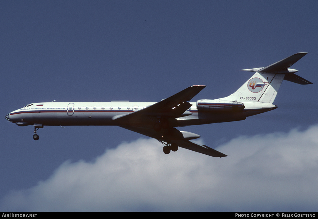 Aircraft Photo of RA-65033 | Tupolev Tu-134A-3 | Cheboksary Aviation Enterprise | AirHistory.net #333271