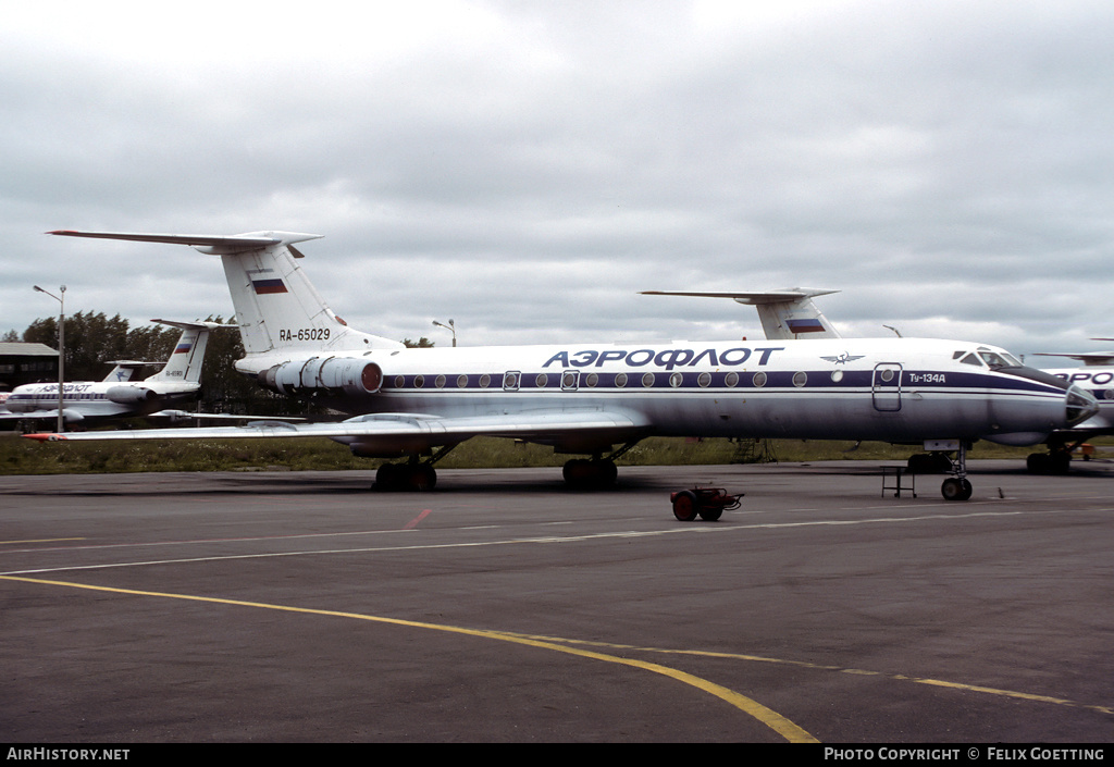Aircraft Photo of RA-65029 | Tupolev Tu-134A | Aeroflot | AirHistory.net #333274