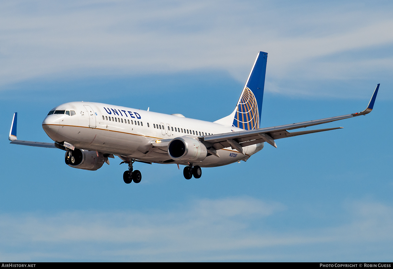 Aircraft Photo of N37281 | Boeing 737-824 | United Airlines | AirHistory.net #333299