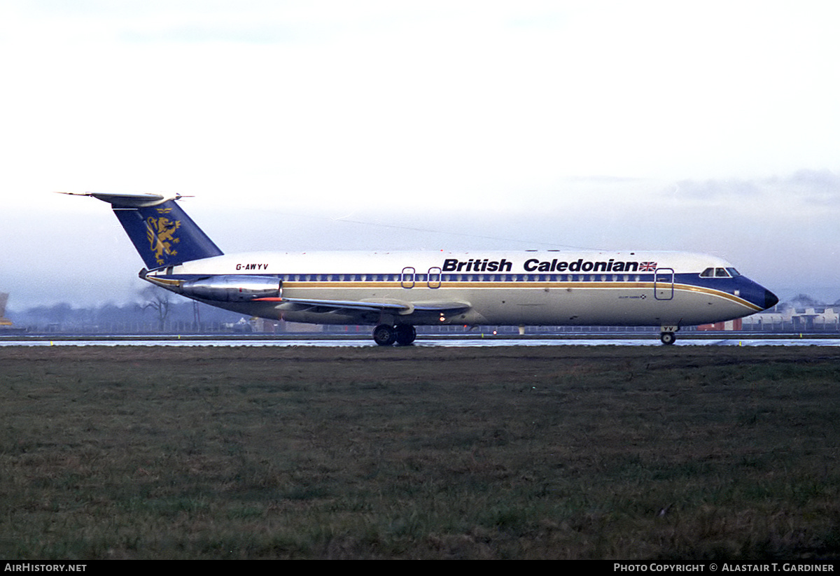 Aircraft Photo of G-AWYV | BAC 111-501EX One-Eleven | British Caledonian Airways | AirHistory.net #333315