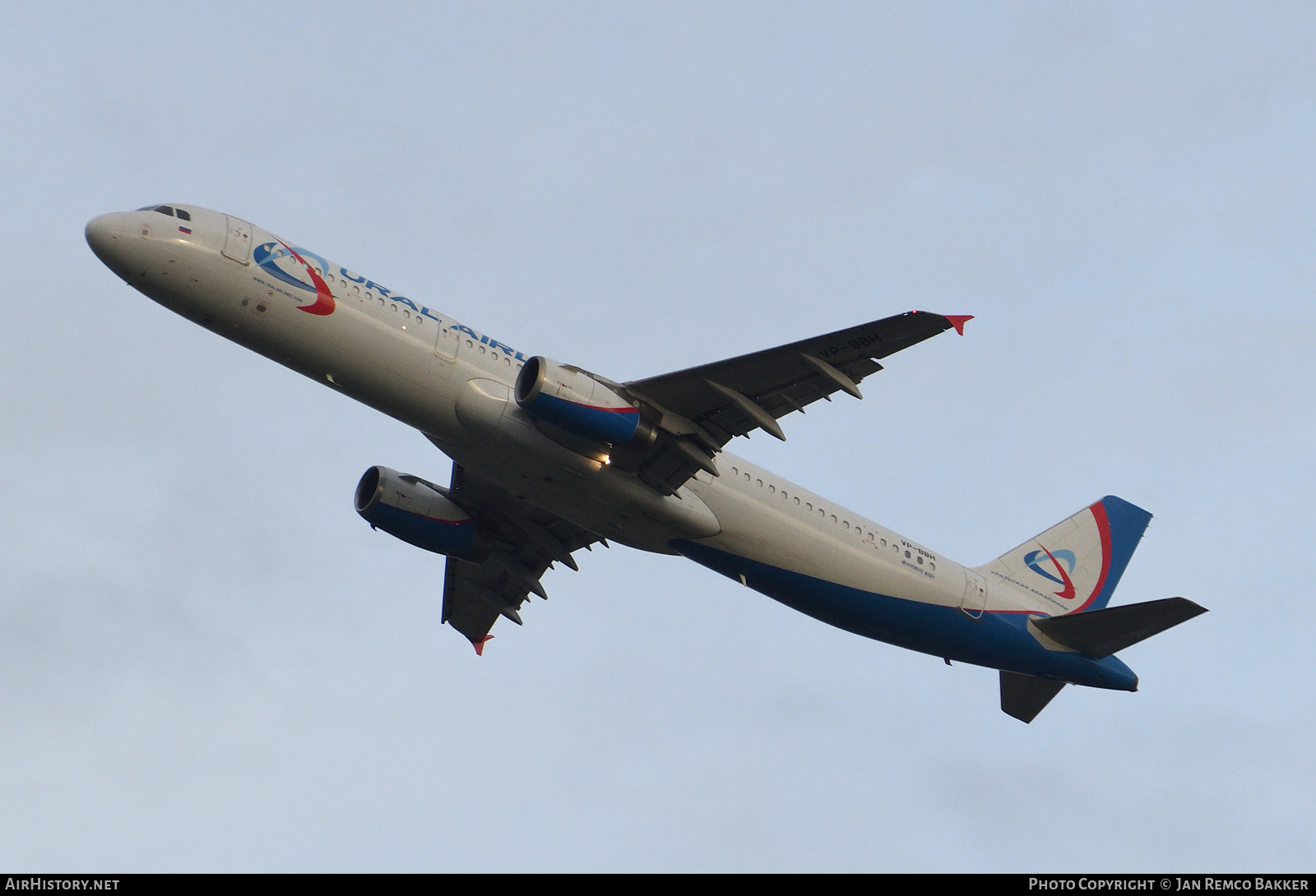 Aircraft Photo of VP-BBH | Airbus A321-231 | Ural Airlines | AirHistory.net #333327