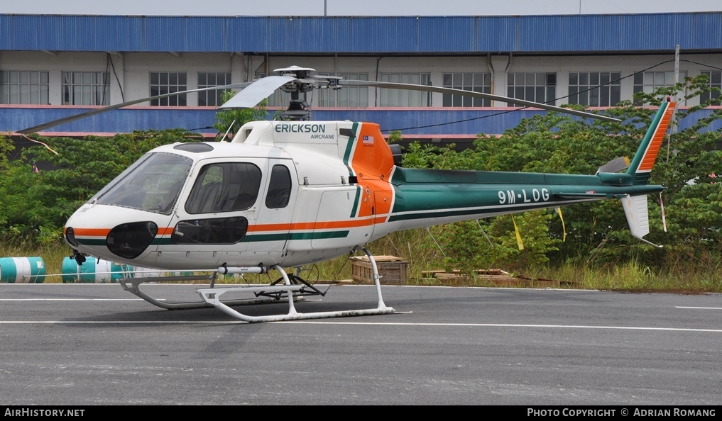 Aircraft Photo of 9M-LOG | Aerospatiale AS-350FX | Erickson Air-Crane | AirHistory.net #333330