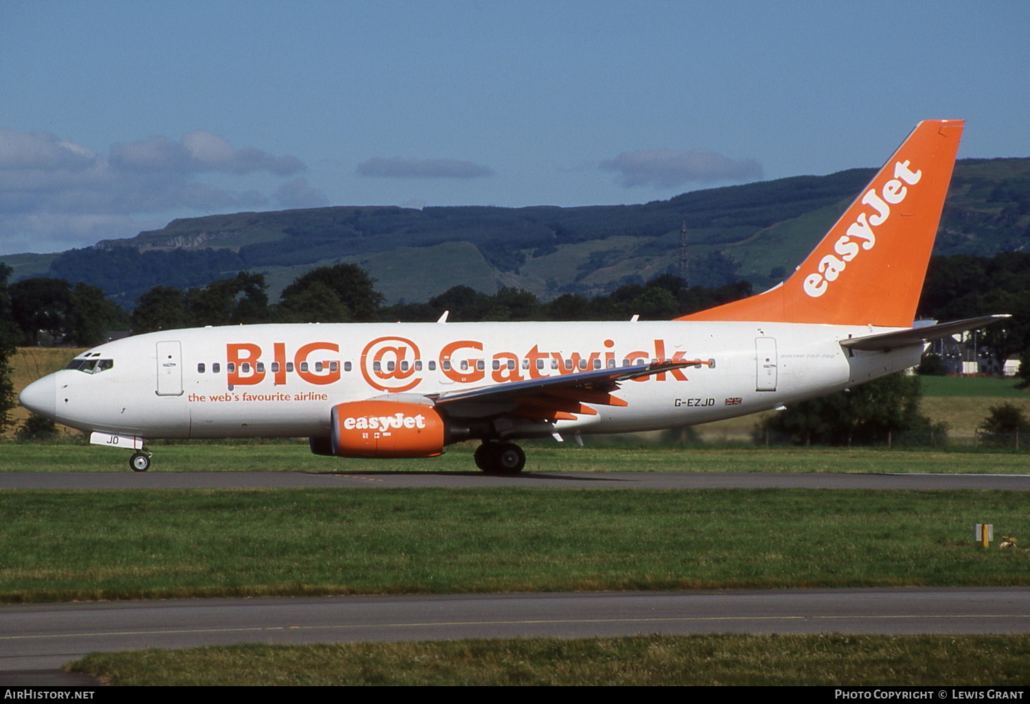 Aircraft Photo of G-EZJD | Boeing 737-73V | EasyJet | AirHistory.net #333342