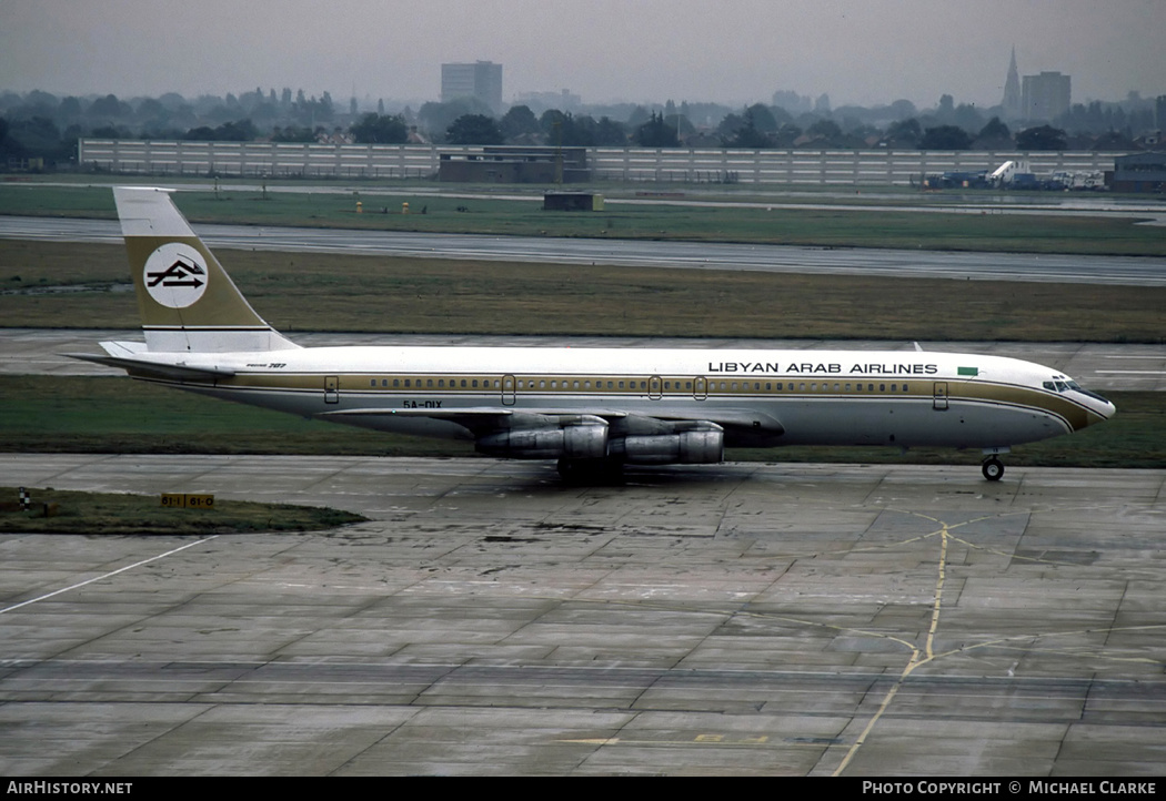Aircraft Photo of 5A-DIX | Boeing 707-348C | Libyan Arab Airlines | AirHistory.net #333344