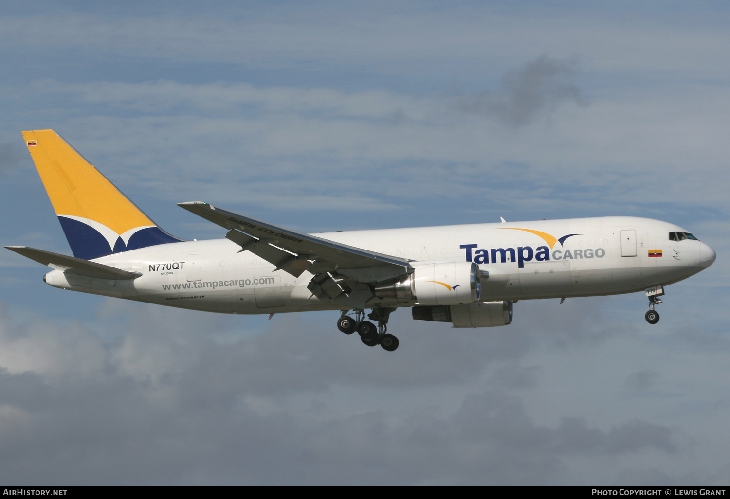 Aircraft Photo of N770QT | Boeing 767-241/ER(BDSF) | Tampa Cargo | AirHistory.net #333351