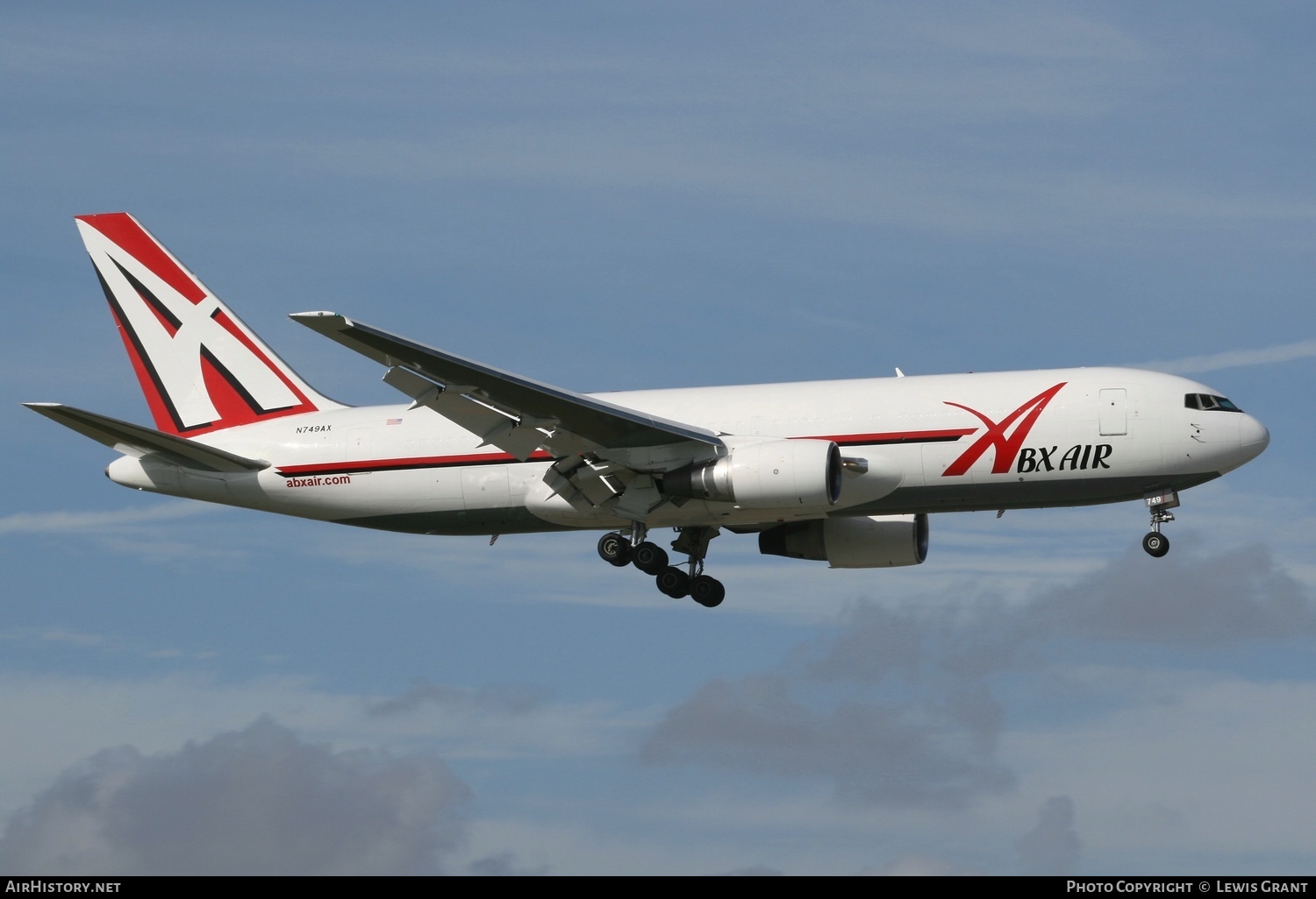 Aircraft Photo of N749AX | Boeing 767-232(BDSF) | ABX Air | AirHistory.net #333352