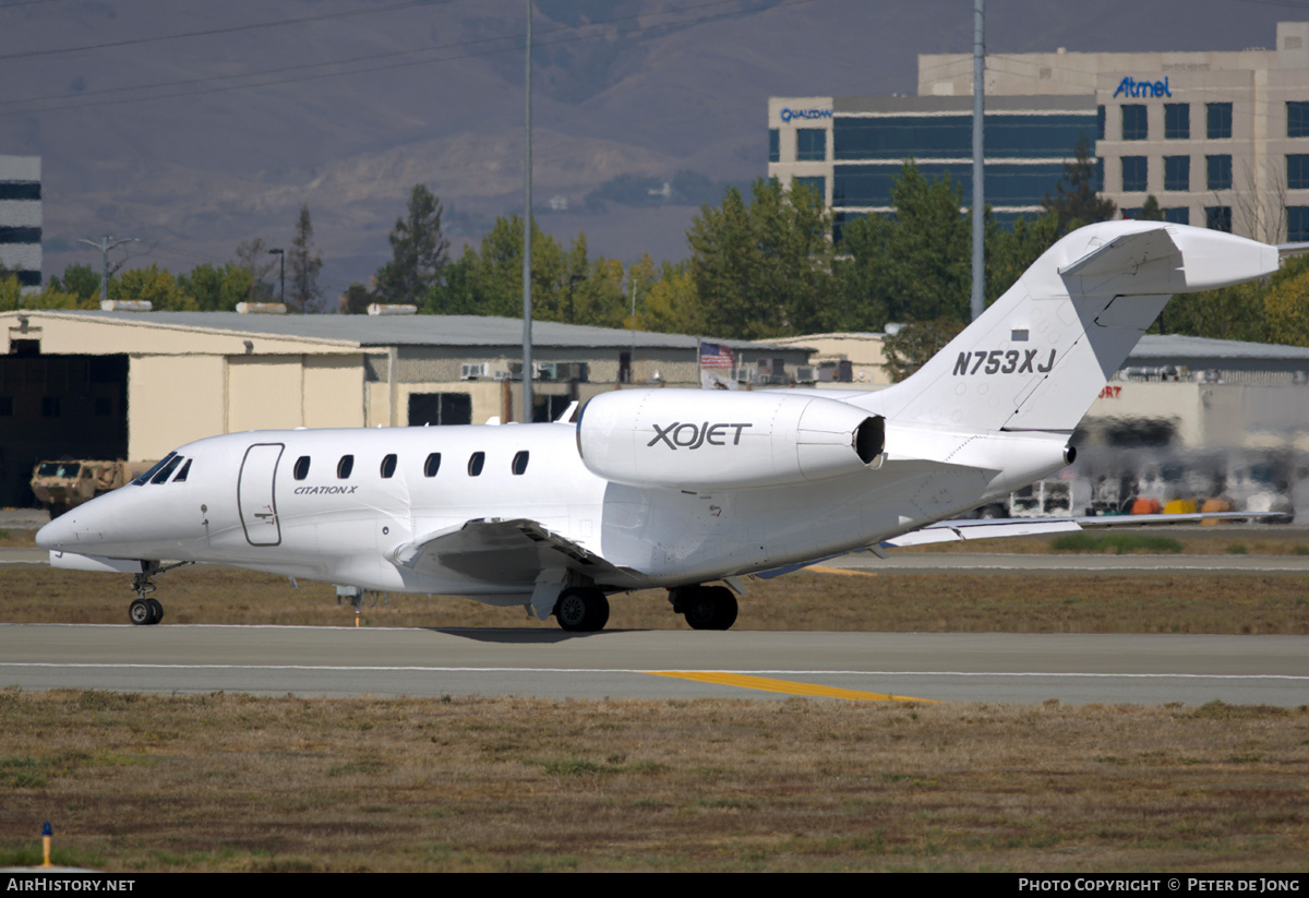 Aircraft Photo of N753XJ | Cessna 750 Citation X | XOJet | AirHistory.net #333365