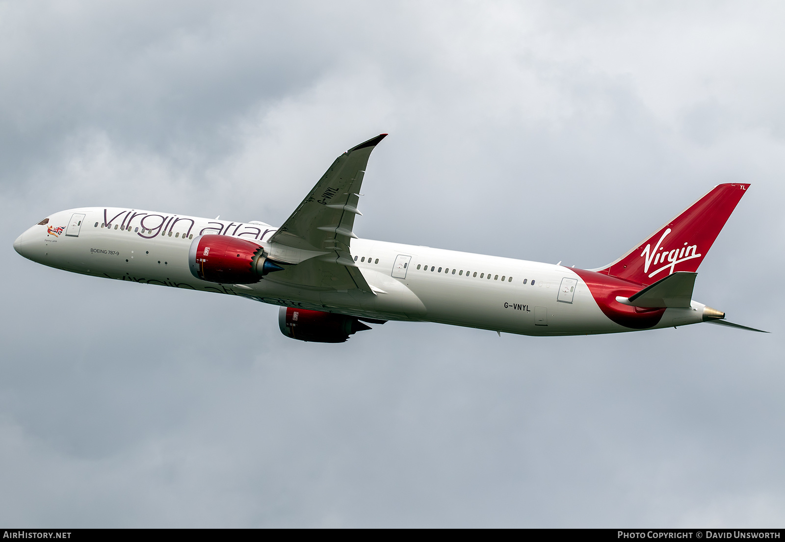 Aircraft Photo of G-VNYL | Boeing 787-9 Dreamliner | Virgin Atlantic Airways | AirHistory.net #333368